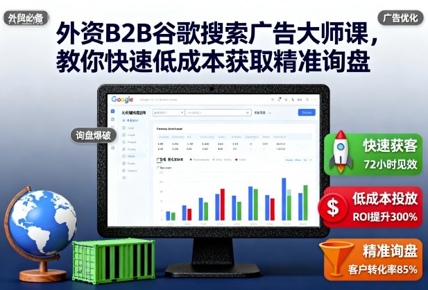 外资B2B谷歌搜索广告大师课,教你快速低成本获取精准询盘-智通