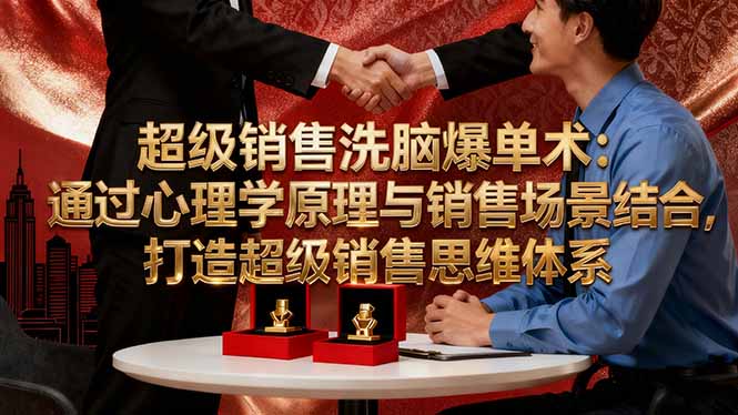 超级销售洗脑爆单术:通过心理学原理与销售场景结合,打造超级销售思维体系-智通