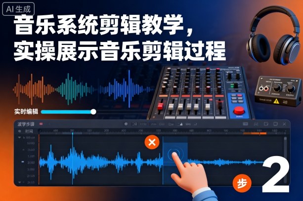 音乐系统剪辑教学,实操展示音乐剪辑过程-智通